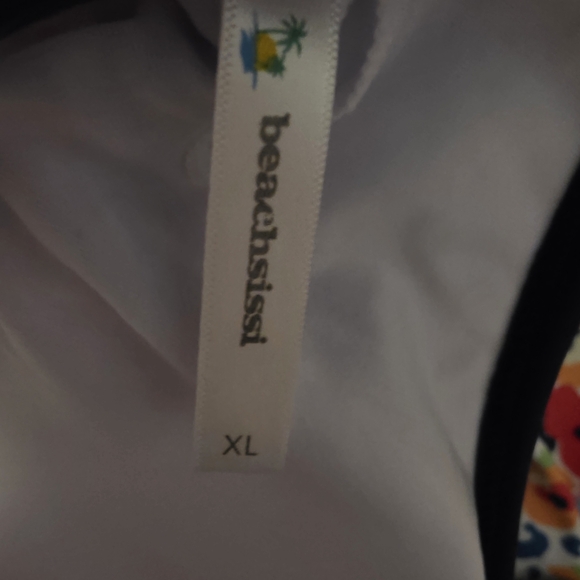 Floral and Navy Bikini Set - Picture 2 of 3